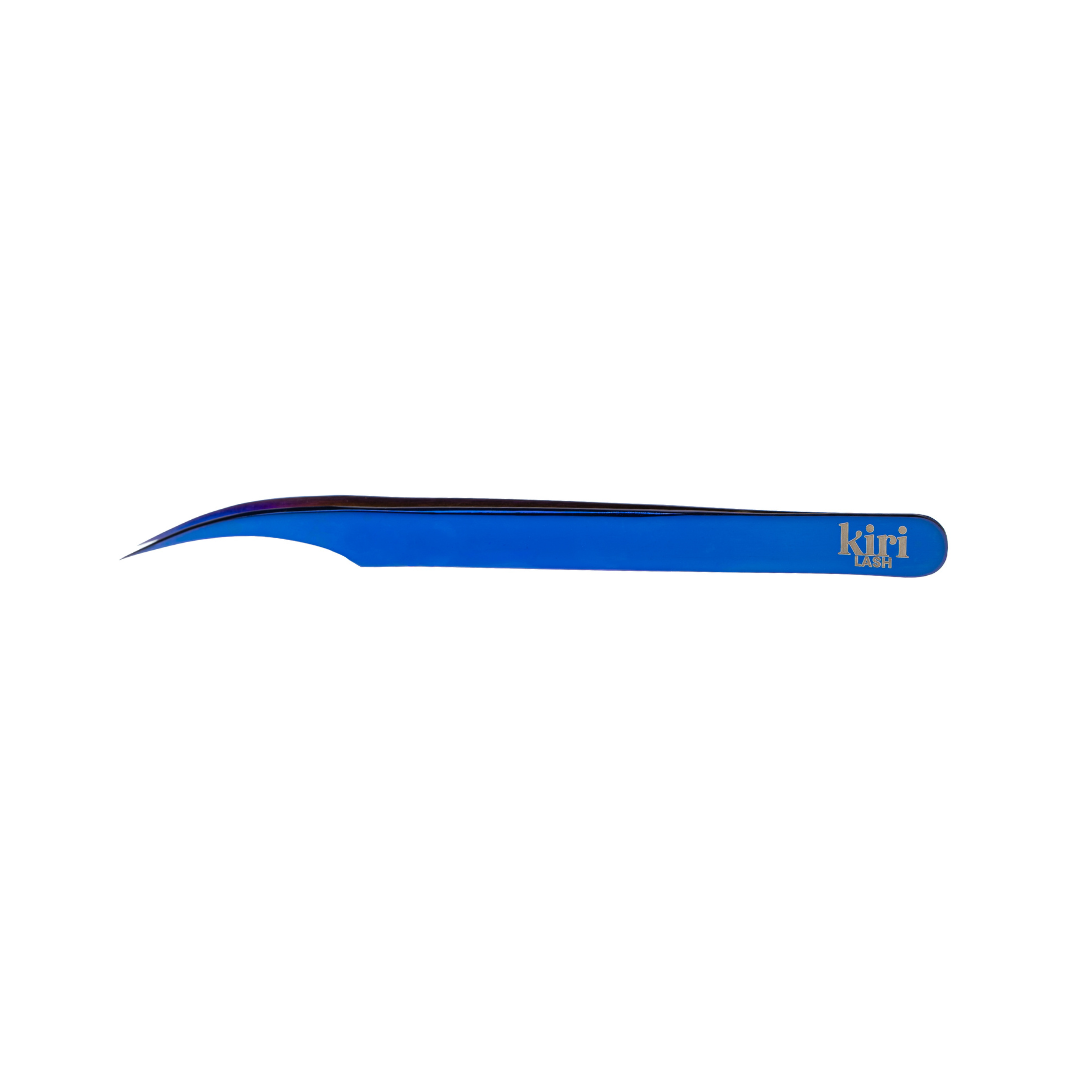 Kiri Lash iso bleue Lash Tweezer (Lifetime Guarantee)